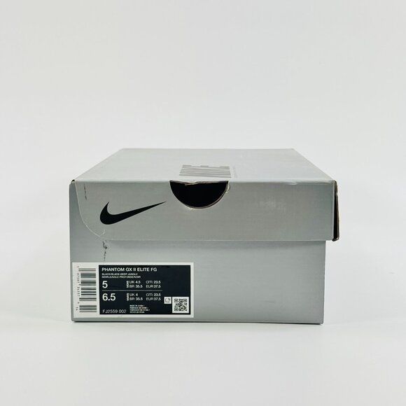 Nike Phantom GX II Elite FG 'Black Deep Jungle' FJ2559-002 Soccer Multi Size - Picture 9 of 13